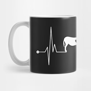 Heartbeat Donkey Mug